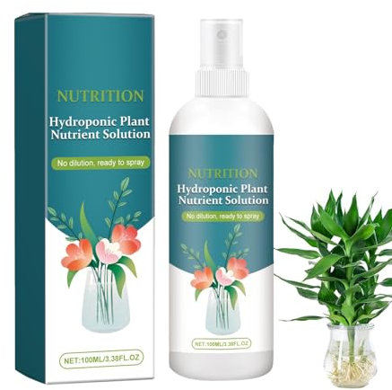 Nutrienti per piante idroponiche,fertilizzante per piante idroponiche, 3,38 fl.oz Fertilizzante per piante da giardino, Promuove la crescita delle piante, liquido nutriente per piante da esterno e da
