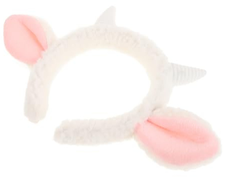 TOVINANNA Cerchietto Orecchie di Agnello di Peluche Fascia Decorativa Orecchie di Pecora Copricapo Morbido per Accessori alla Moda