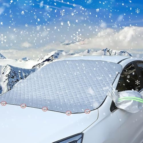 Windschutzscheibenabdeckung Auto für Mercedes Benz Sprinter 2006-2019, Frontscheibenabdeckung Winter mit 5 Magnet für Gegen Schnee EIS Frost Staub