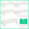 Table Kind - 5 manteles Desechables de Papel Blanco Liso para Fiesta de cumpleaños, Boda, Catering, Restaurante, Aniversario, FSC, hogar, reciclable, 180 x 120 cm