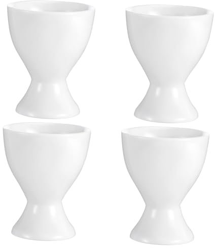 Veemoon 4piezas Huevera De Para Huevos Duros Soporte Decorativo Para Cocina Almacenamiento Individual Encimera Moderna Para Servir