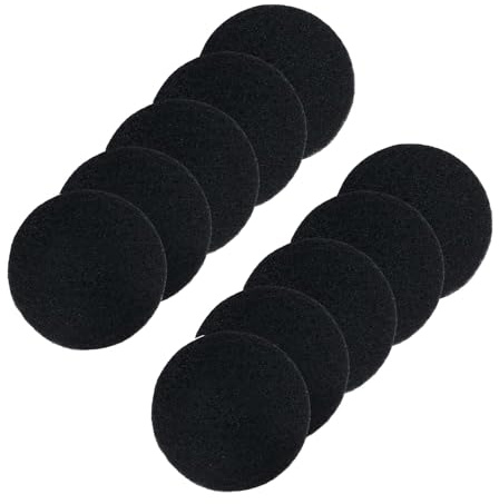 Paquete de 10 esponjas de filtro lavables para aspiradoras de mascotas, filtro de repuesto con textura ideal para alérgicos, aspiradora lavable