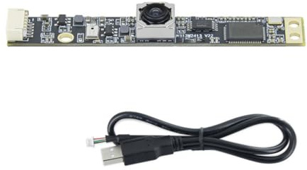 TingHaoO 13 MP 4K USB-Kamera-Modul, Autofokus, verzerrungsfreies Objektiv mit Mikrofon für Fenstersysteme, Weitwinkel, Webcam