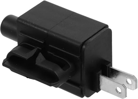 CLISPEED Interruttore per Sedile del Tosaerba 2 Pin per Ricambi Tagliaerba, Compatibile Vari Modelli, Plastica Resistente, Sicurezza Potenziata per Utensili Elettrici da Giardino