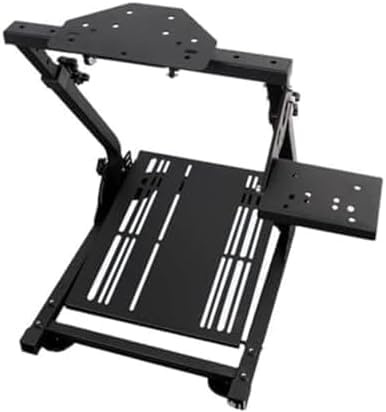 Adjustable Foldable Racing Wheel Stand with Reinforcement Bar for Enhanced Stability in Driving Simulator Games