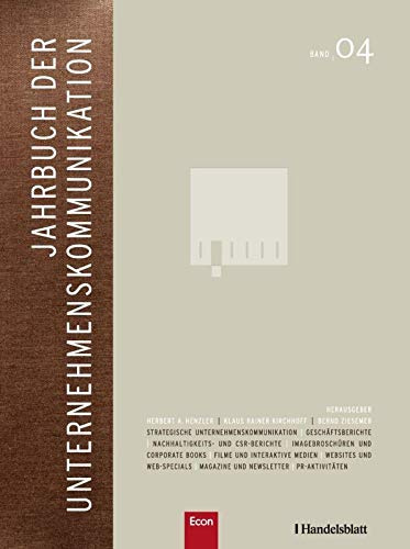 Jahrbuch der Unternehmenskommunikation 2010: Band 04