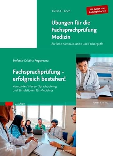 Fachsprachprüfung Lehrbuch und Arbeitsbuch Set (Facharztprüfung)