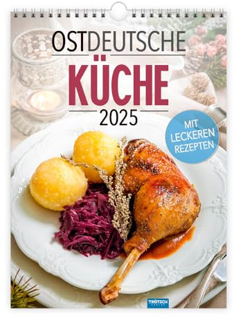 Trötsch Classickalender Ostdeutsche Küche 2025: Wandkalender