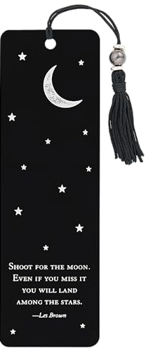 Shoot For The Moon Beaded Bookmark