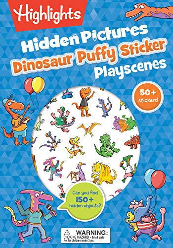 Dinosaur Hidden Pictures Puffy Sticker Playscenes (Highlights Puffy Sticker Playscenes)