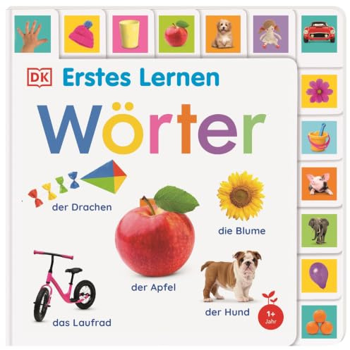 Erstes Lernen. Wörter: Pappbilderbuch mit Griff-Register und über 300 Fotos ab 1 Jahr