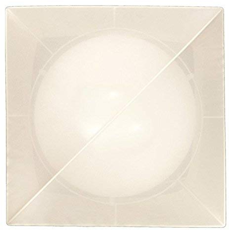 Lampenlux Deckenlampe Raja Stoffschirm Eckig EVG Energiesparlampe 60x60cm Beige Stoff Schirm