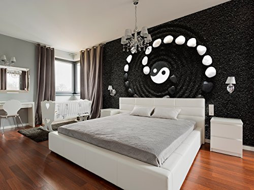 Fotomural Vinilo Pared Zen Yin Yang | Fotomurales | Fotomural Pared | Fotomural Decorativo | Vinilo Decorativo | Varias Medidas 350 x 250 cm | Decoración comedores, Salones | Diseño Elegante