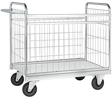 Gitterwagen Paketwagen 300 kg, LxBxH 1.590 x 650 x 1.025 mm, verzinkt