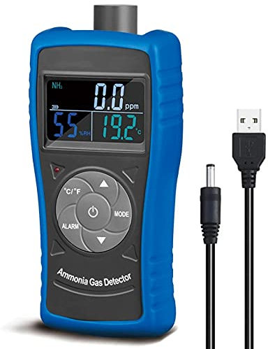 KELUNIS Monitor De Probador De Detector De Gas De Amoníaco, Medidor Profesional Detector De Partículas para La Industria, El Hogar, La Fábrica, La Calidad del Purificador De Aire, La Decoración