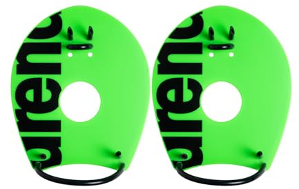 Arena Unisex Elite handpaddel 2, syra_lime-svart, S