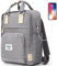 YAMTION Mochila Mujer Portatil 17.3 Pulgadas,Mochilas Señora Mochilas Escolar Niña Mochila para Portátil Mochila Ordenador Mujer Bolsa de Escuela con Puerto USB