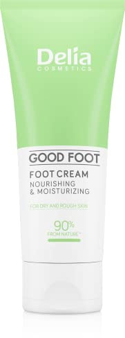 Delia Cosmetics – Good Foot – närande fotkräm – fukt, vård och regenerering – torr och grov fothud – sojaolja, sheasmör, lanolin, allantoin, pepparmyntsextrakt – 100 ml