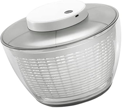 Salad Spinner, 4800ml Electric Vegetable Fruit Washer Dryer Drainer Strainer Quick and Easy Multi Use Lettuce Spinner for Kitchen Restaurants Home (6000ML 27x27x17cm/10.6x10.6x6.7in)