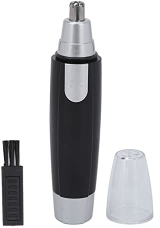 Tondeuse à poils pour oreilles et nez, portable, sans douleur, électrique, lavable, pour homme et femme, moteur puissant, alimenté par piles