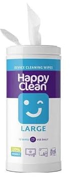 Happy Clean rengöringsdukar stora – 70 stycken – för stora enheter som TV-skärmar och whiteboards – högkvalitativa rengöringsdukar