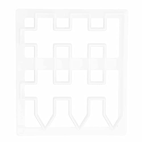 Stampo da Taglio per Recinzione Torte, Taglierino per Biscotti in Plastica, Strumento per Decorazione Bordi Fondente, Pasta di Gomma, Argilla Polimerica