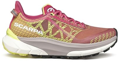 SCARPA Golden Gate ATR 2 GTX - Scarpe da trail running ed escursionismo da donna, Rosa vellutata/Verde brillante, 39 EU