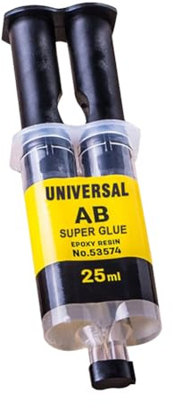 JDXFENG 25 ml Industrieklebstoff, wasserfester Metallklebstoff, starke Haftung, Gussklebstoffe, Schweißreparaturwerkzeuge