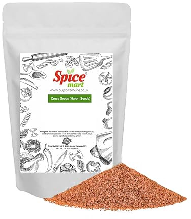 Cress Seeds | Halim Seeds Sprouting Premium Quality Free UK P&P by Spice Mart® (250 Grams)