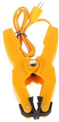 TOPPERFUN K Type Thermocouple Temperature Clamp Hvac for Pipe Measurement - Thermometer Clamp