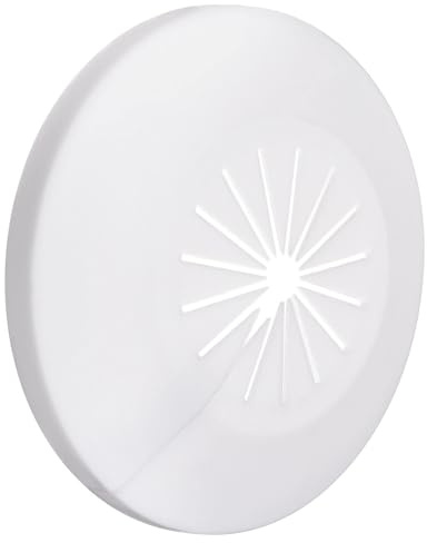 TOP-VIGOR 15mm - 40mm Pipe Cover Decoration PP Plastic Pipe Collar 4pc | Escutcheon Pipe Collars for Water Pipe, Drain Line, Toilet Waste Pipe, Wall Pipe Entry Decoration Trim and Bathroom Plumbing