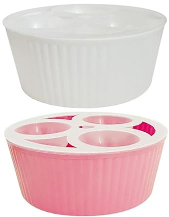 Didiseaon Lot de 2 pots de fleurs hydroponiques pour tulipe, jacinthe jonquille, bulbes réutilisables avec base stable et indicateur de niveau d'eau, pot de jardin d'intérieur pour culture à petite