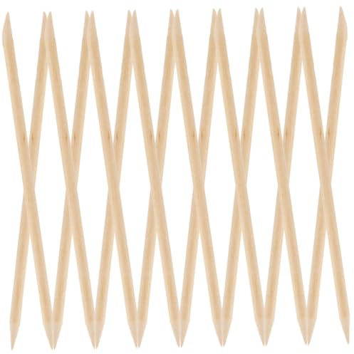 VALICLUD 200 pezzi Bastoncini Manicure in Legno per Pulizia Unghie e Cuticole Strumenti Professionali per Pedicure Facili da Trasportare e Utilizzare Quotidianamente