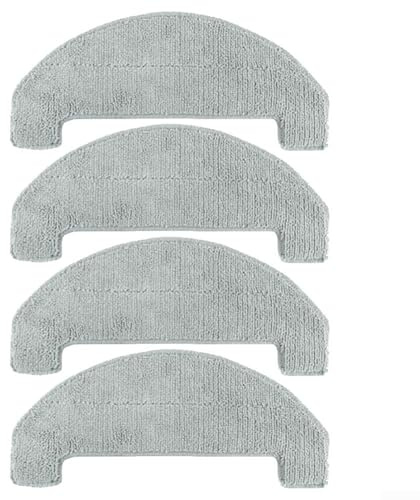 TDCuizent Almohadillas de repuesto de paño de microfibra para robot aspirador MR1/MS1 para modelos, accesorios de limpieza lavables para azulejos de madera dura y suelos laminados, paquete de 10