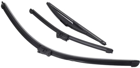 EMUKOEP Premium Windscreen Wiper Blades Set for Fiat 500 500C 500L Front & Rear Window Wipers, Reliable Windshield Brushes for Rain & Clear Vision All-Season Performance