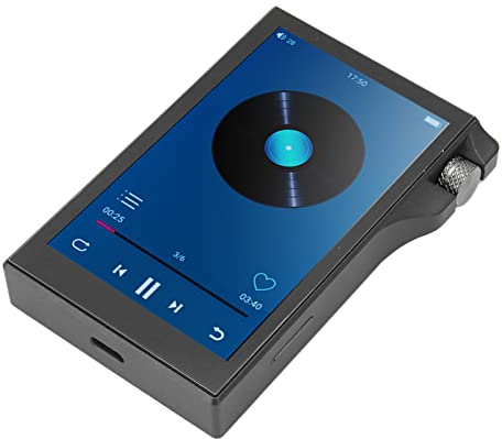 Jectse HiFi MP3 Player DSD128 Quad Core CSR4.0 Digital Music Player pour Audiophile, Lecteur de Musique Portable pour Les Mélomanes (16 Go de RAM et Carte mémoire de 256 Go)