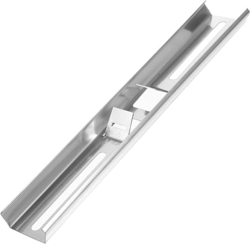 AMUSLESUR Staffa Cilindrica per Palo in Acciaio Inox 30 CM per Scatola di Distribuzione Morsetto Serraggio per Quadro Elettrico Esterno