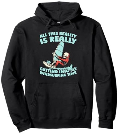 Windsurf Windsurfen Windsurfing - Surfbrett Windsurfer Pullover Hoodie