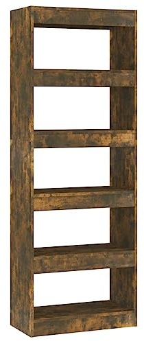 LKJephalotrop Libreria per affumicatura, 60 x 30 x 166 cm, in legno dal design moderno, con vano portaoggetti per Living Room Hall and Bedroom