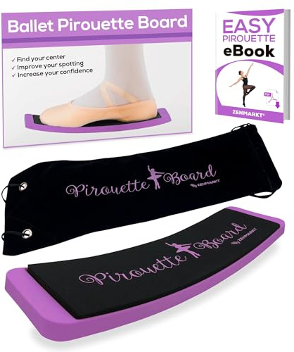 Ballet Spin Turn Board for Dance - Pirouette Board for Figure Skating - Training Equipment for Dancers - Make Your Turns, Pirouette and Balance Better - Training Practicing Tool Releve Platform