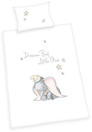 Herding Juego de Ropa de Cama, algodón, Color Blanco, Funda nórdica de 100 x 135 cm, Funda de Almohada de 40 x 60 cm