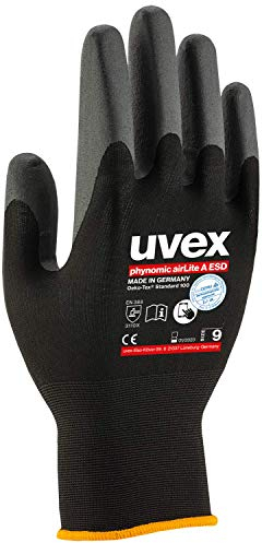Uvex Phynomic AirLite A ESD Arbeitshandschuhe - 1 Paar Montagehandschuhe - 11/2XL