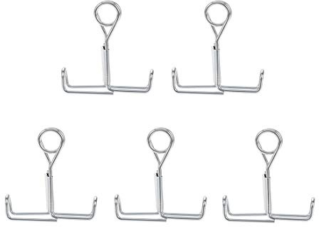 sourcing map 5Stk. Labor flexibler Schlauch Flusskontrolle Schlauchklemme flache Backe Federklemme