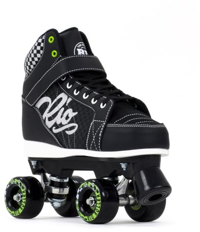 Rio Roller Mayhem II Erwachsene Rollschuhe, Unisex, Schwarz, Größe 44 1/2