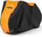 Favoto Bike Cover Waterproof Bicycle Cover for 2-3 Bikes 210D Oxford Fabric Anti Dust Snow UV Protection with Lock-holes Storage Bag for Mountain Road Bike 79 x 41.3 x 44 Inch (Black-Orange)