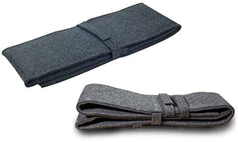 Sensalux Amazon - Bierbankauflage + Rückenpolster für Bierzeltgarnituren, 2er Set - Länge: 120cm Bank: Grau-Grau | Rücken: Grau-Grau