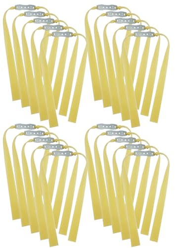 Lot de 20 bandes élastiques en caoutchouc de 1,5 mm d'épaisseur pour lance-pierre/lance-pierre plat/chasse/catapulte
