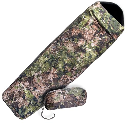 Mil-Tec Sovsäcksfodral modulärt 3-lager laminat • Vattentät bivacksäck med ventilerande membran och 2-vägs dragkedja • Sovsäcksfodral med packsäck för camping och vandring • WASP I Z3A