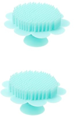 MAGICLULU 2 Stück Baby-shampoo-bürste Silikon-duschhaarbürste Weiche Borsten Für Babyhaut Tragbares Badezubehör Kopfhaut Bezauberndes Design Für Jungen Und Mädchen