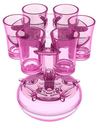 Weißwein-Partyausgießer, Party-Barkeeper-Set - Acryl-Spender aus Glasimitat - Spenderhalter Schnapsglasspender für Saft, Bier, Kaffee, Tee